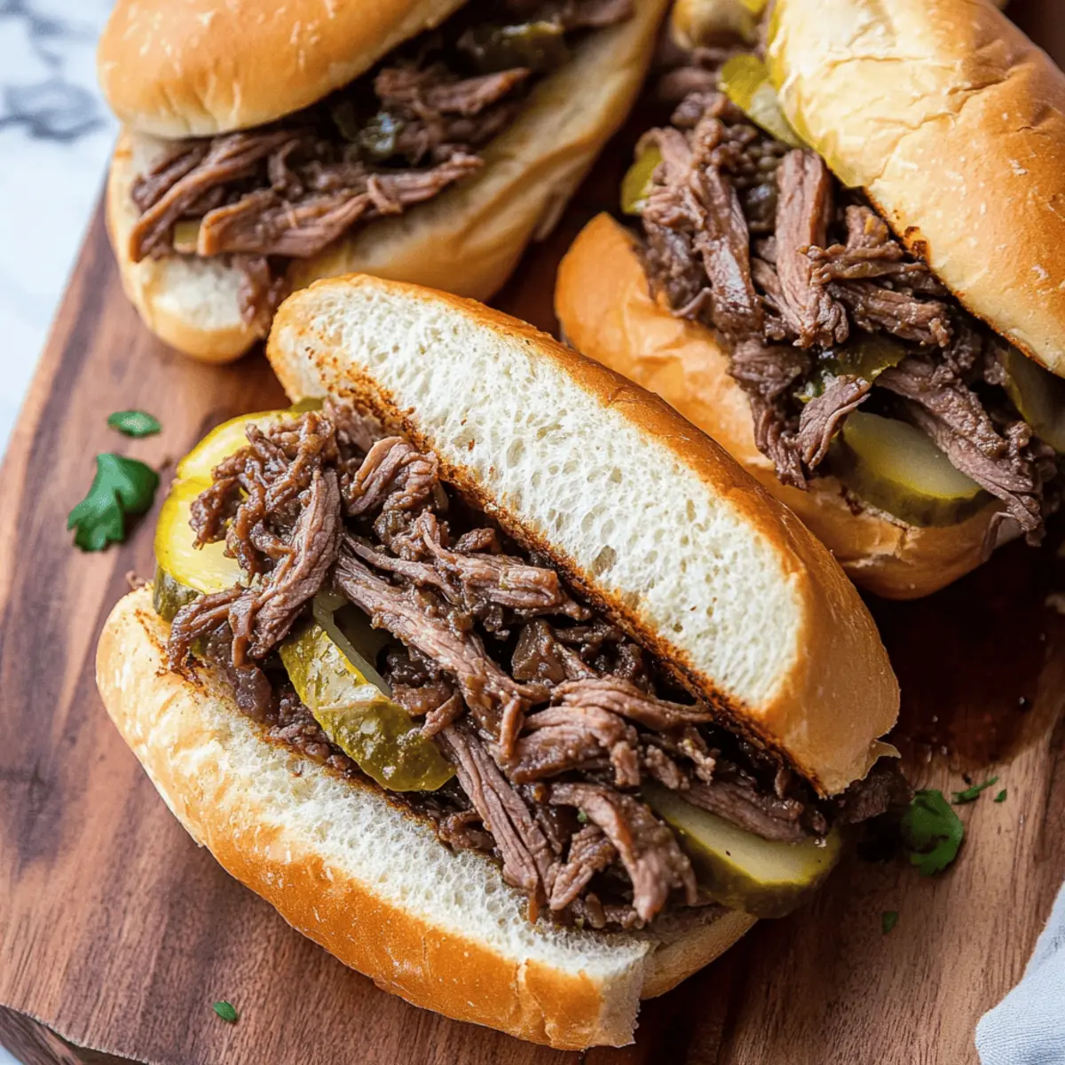 Delicious Slow Cooker Italian Beef Sandwiches for Easy Dinners