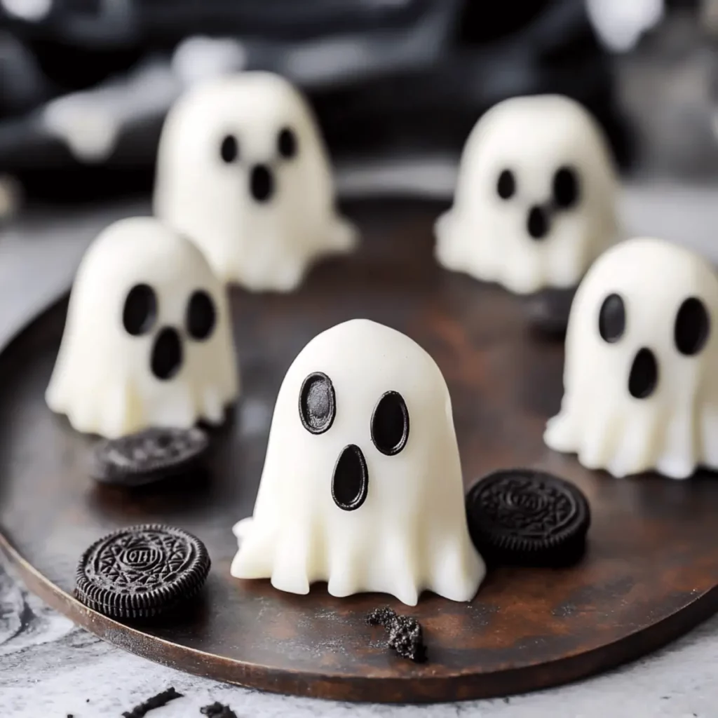 No-Bake Oreo Ghost Truffles