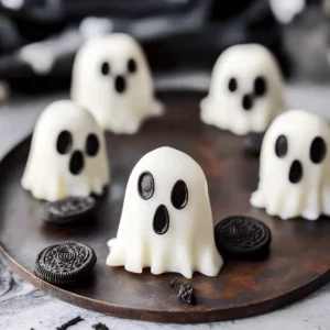 No-Bake Oreo Ghost Truffles
