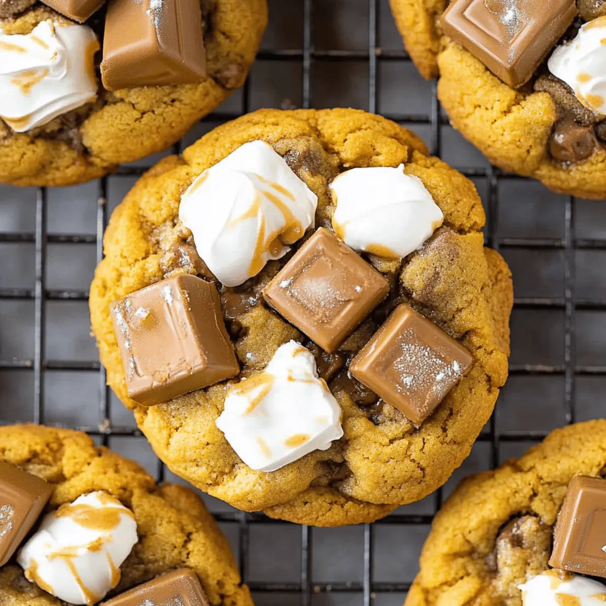 Pumpkin S’mores Cookies