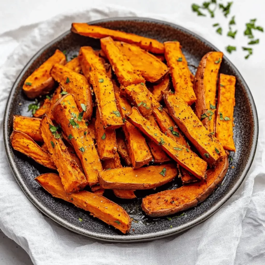 Crispy Air Fryer Sweet Potatoes
