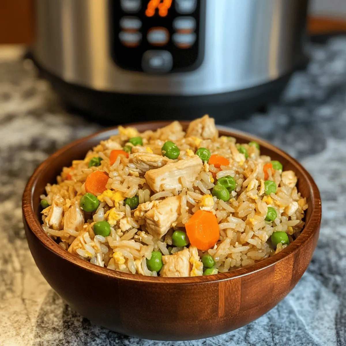 Quick Instant Pot Chicken Fried Rice Recipe Ready in 23 Minutes