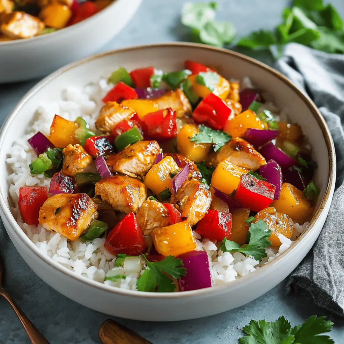 Hawaiian Chicken Sheet Pan
