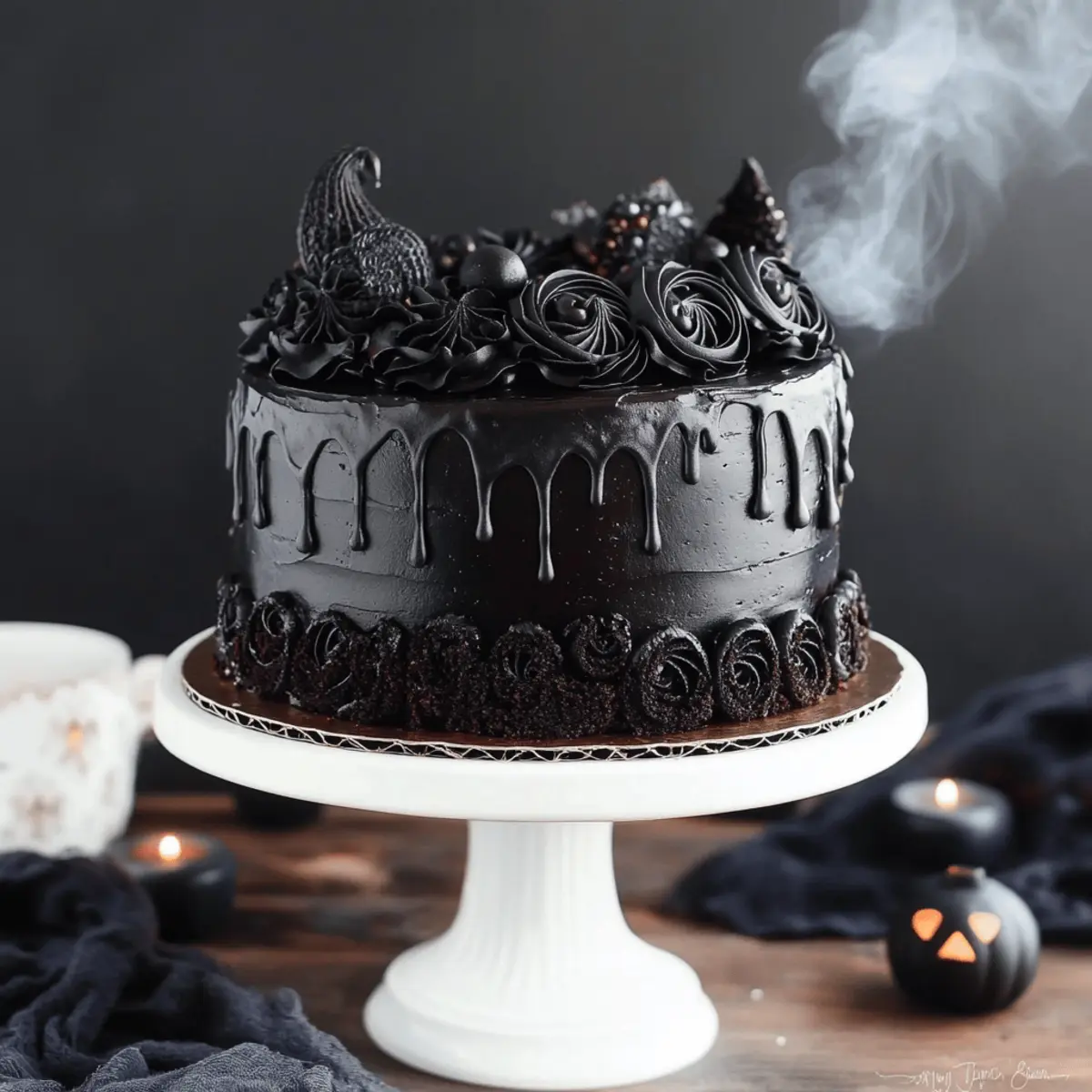 Delicious Black Velvet Halloween Cake Recipe for Spooky Celebrations