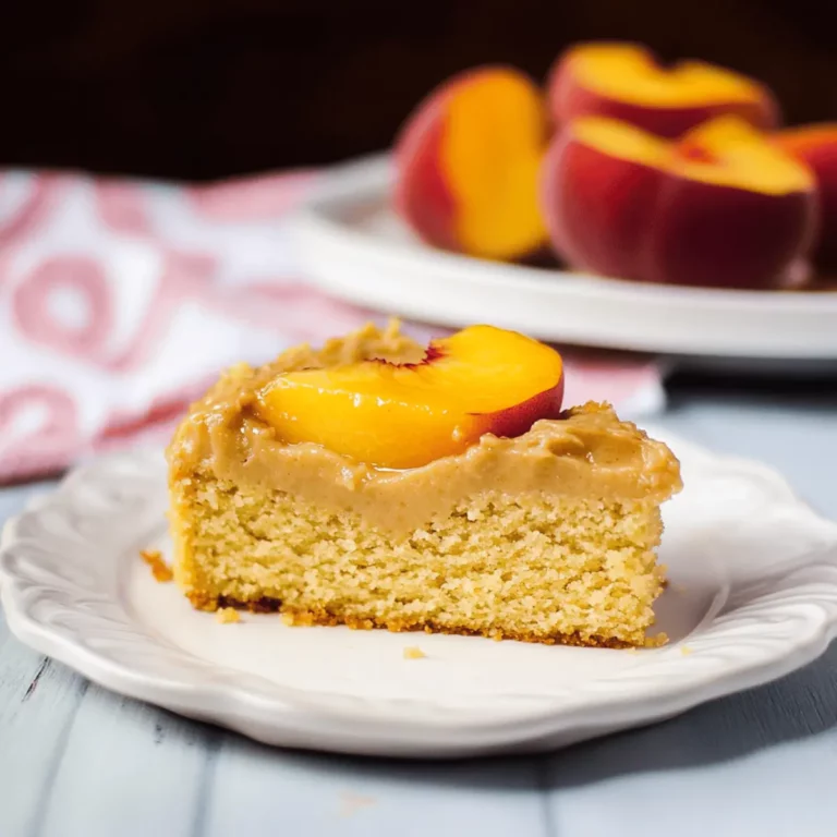 Brown Sugar Peach Cake