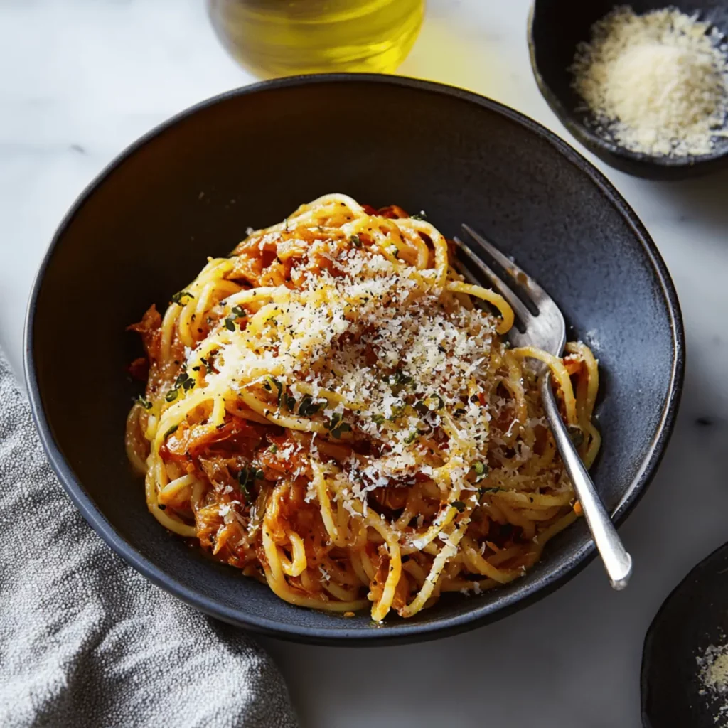 Kimchi Carbonara Recipe