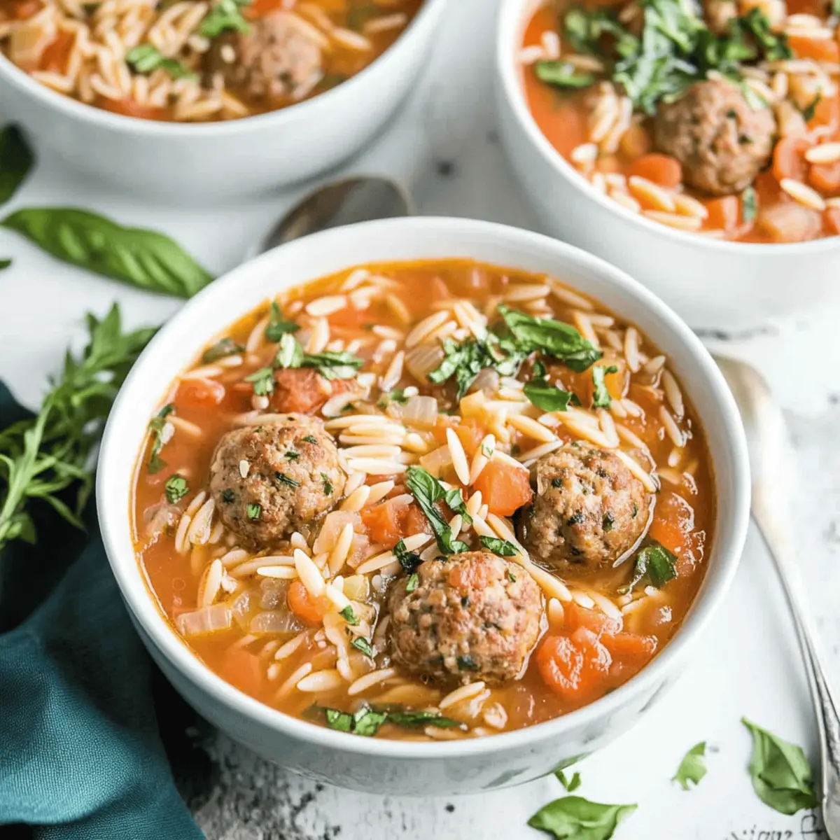Easy One-Pot Italian Meatball & Orzo Soup Recipe for Comfort Food