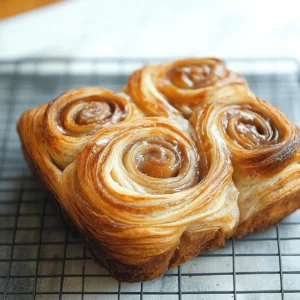 Cinnamon Honey Swirl Croissant Pull Apart Bread