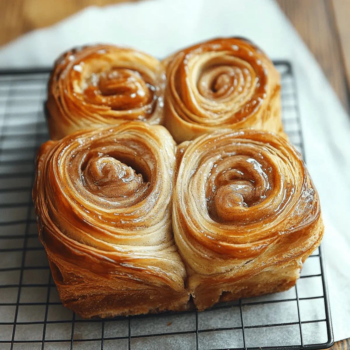Delicious Cinnamon Honey Swirl Croissant Pull Apart Bread Recipe