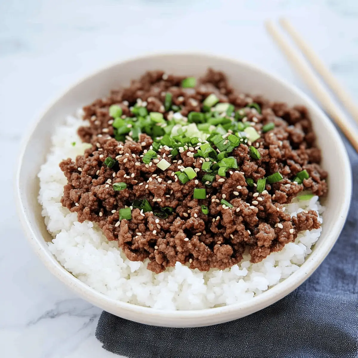 Quick and Easy Korean Ground Beef Bowl Recipe for Busy Weeknights