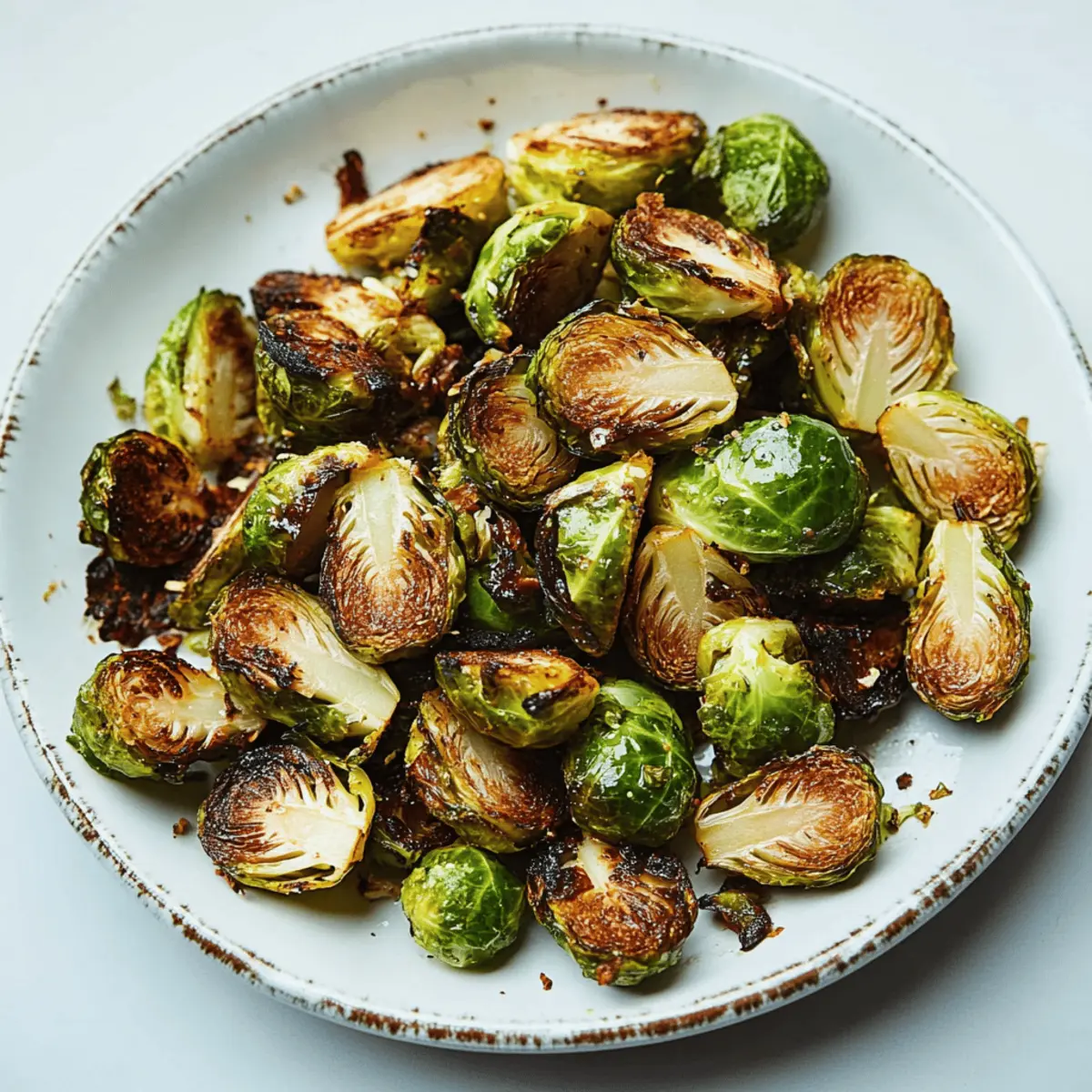 Crispy Air Fryer Brussels Sprouts Recipe with Delicious Toppings