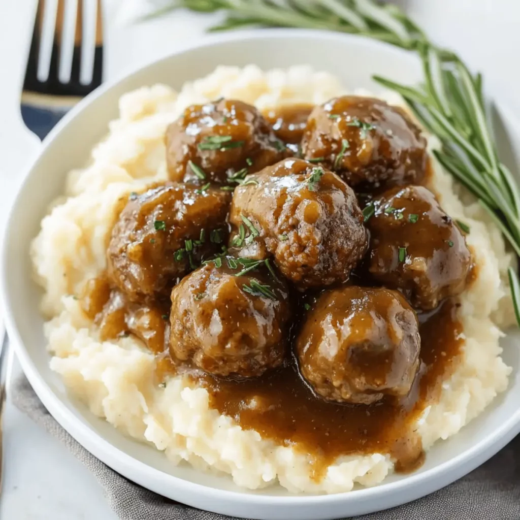 Meatballs and Gravy