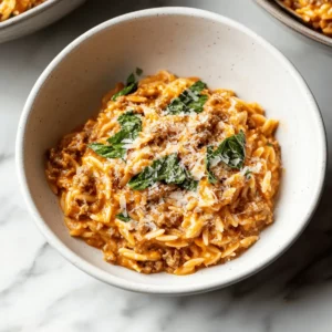 Savory Ground Beef Orzo Recipe for Cozy Nights