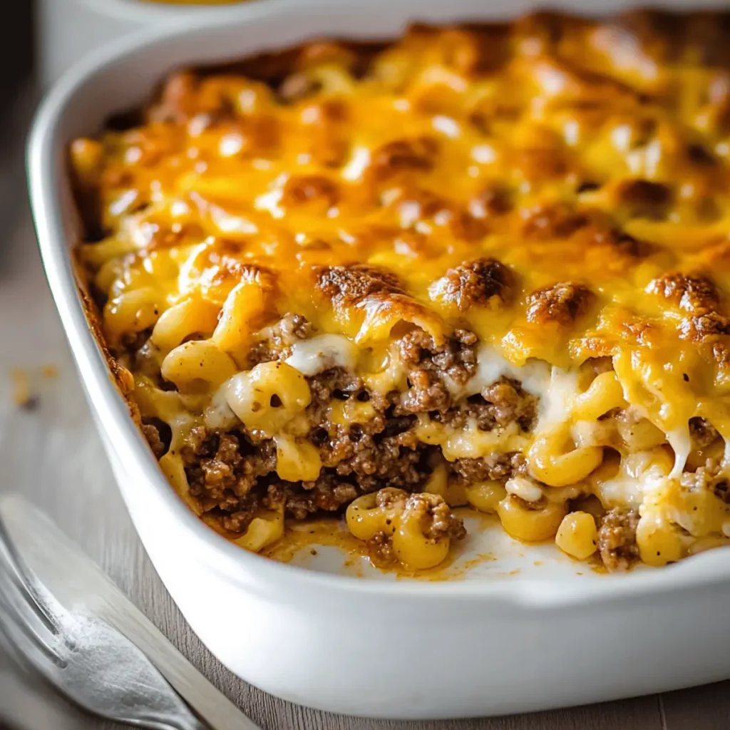 Cheeseburger Casserole