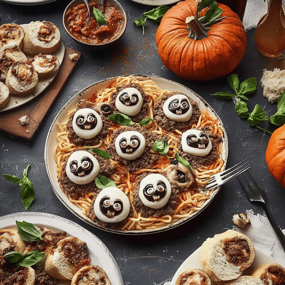 Complete Sleepy Hollow Halloween Dinner Party Menu: Eyeball Pasta Recipe