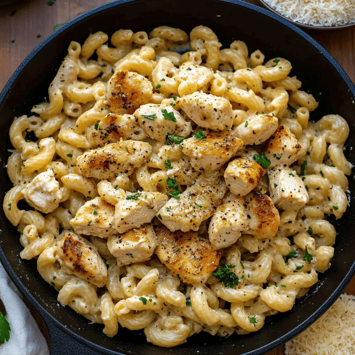 Deliciously Creamy Garlic Parmesan Chicken Pasta Recipe