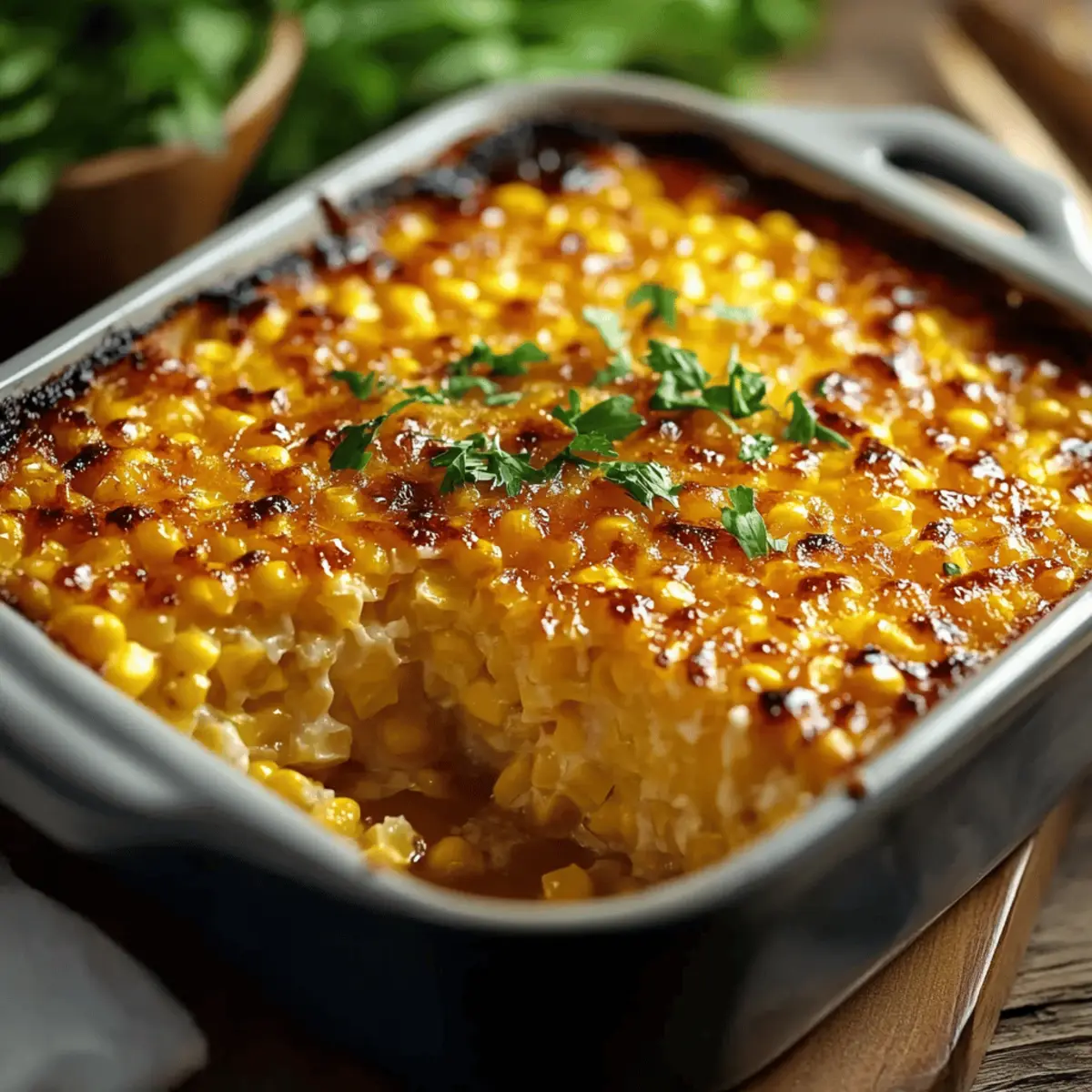 Honey-Glazed Corn Casserole
