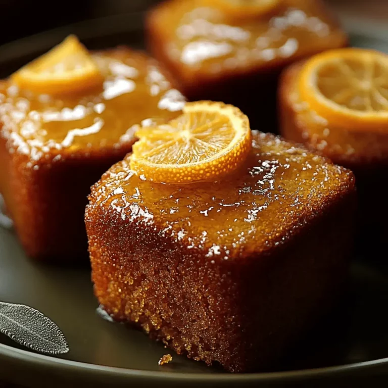 Delightful Orange Ginger Honey Cakes