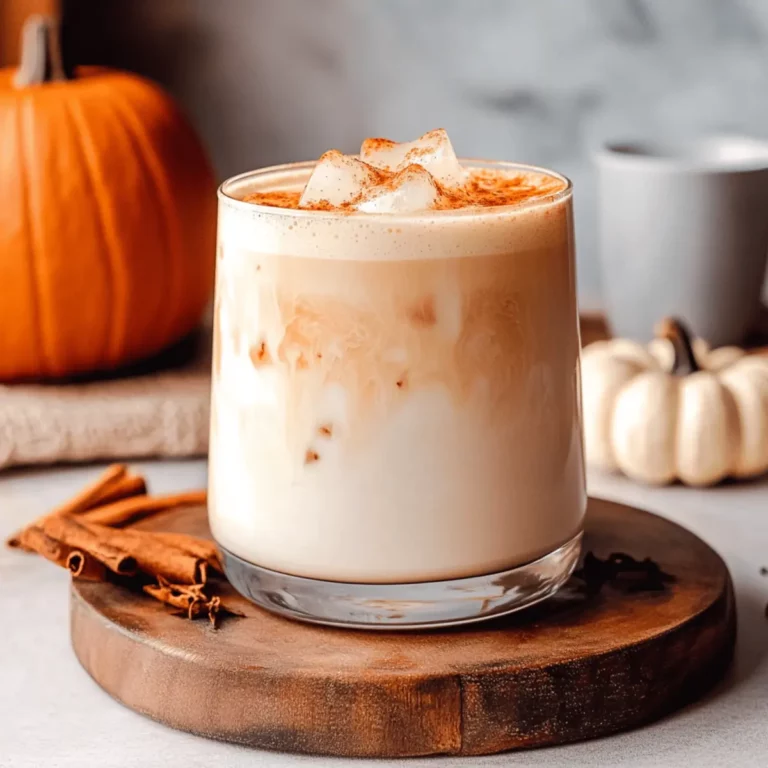 Pumpkin Chai Iced Latte