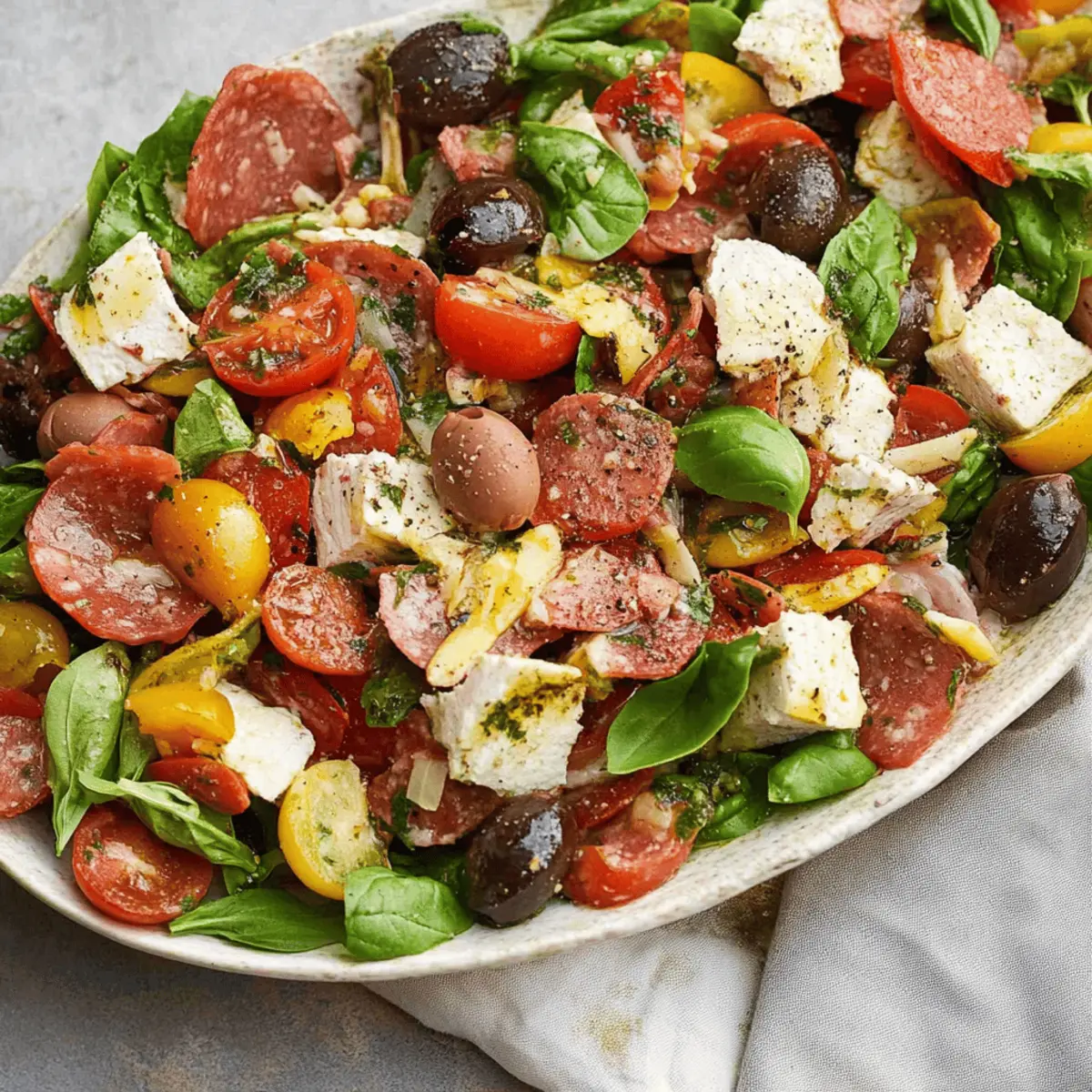 Delicious Italian Antipasto Salad Recipe for Flavorful Entertaining