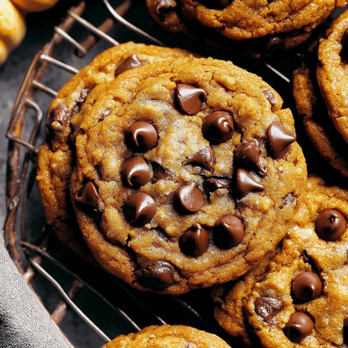 Brown Butter Pumpkin Chocolate Chip Cookies