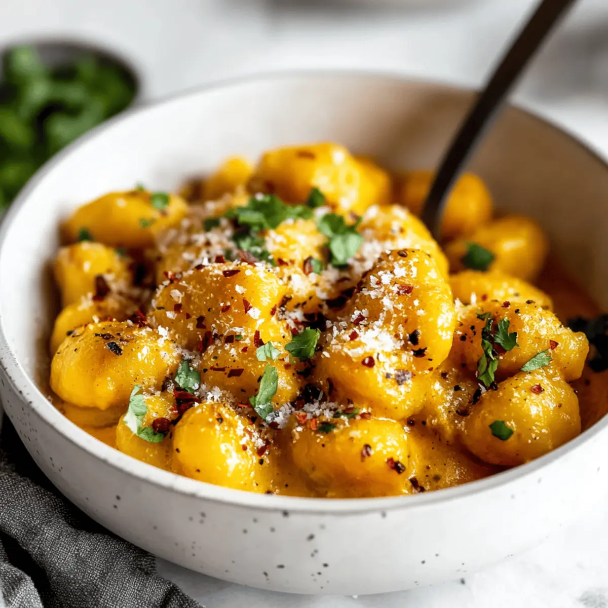 The BEST Butternut Squash Gnocchi Recipe with Creamy Sauce