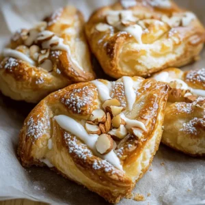 Sourdough Almond Cruffins