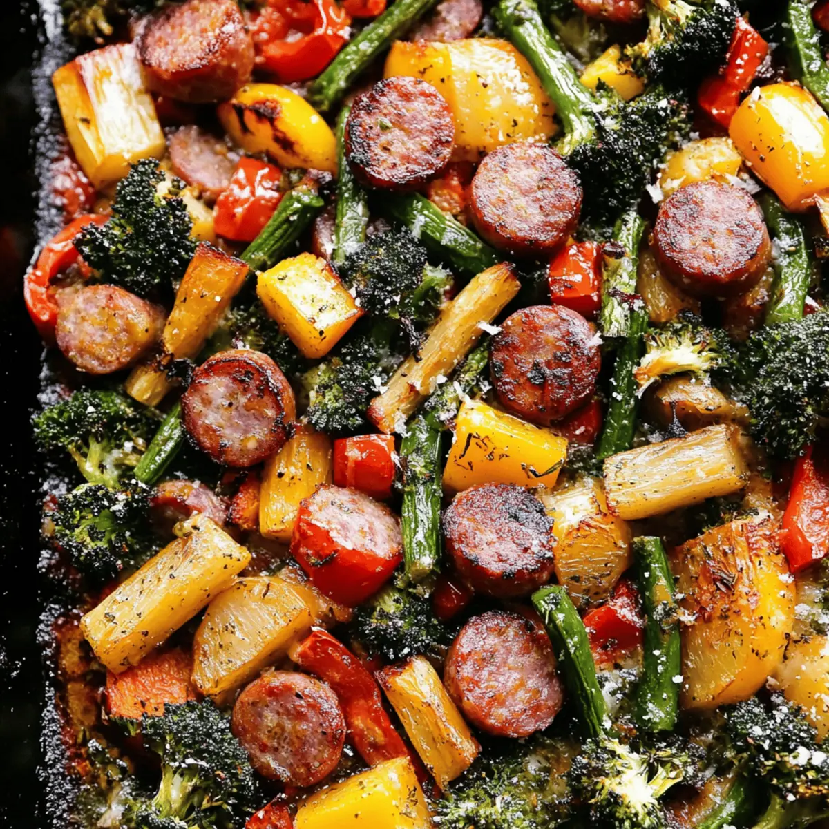 Easy Sheet Pan Sausage & Veggies for Quick Weeknight Dinners