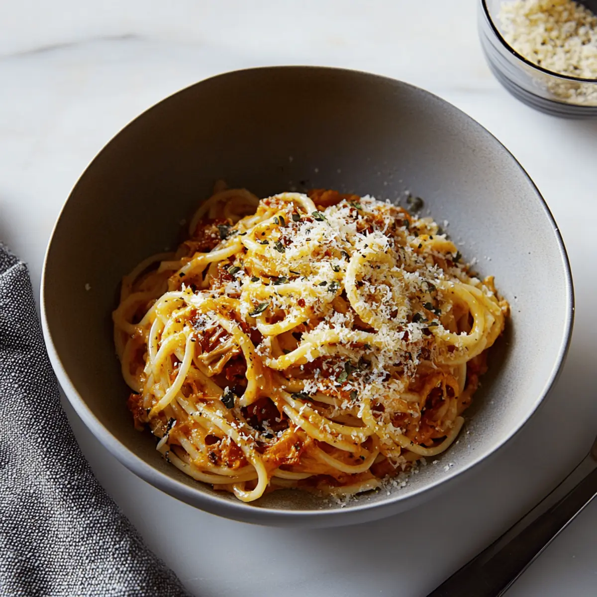 Delicious Kimchi Carbonara Recipe with Bacon and Ramen Noodles
