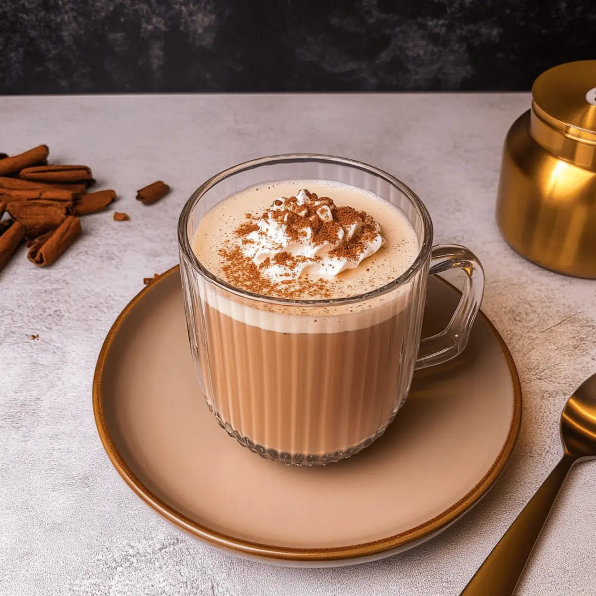 Delicious Iced Apple Crisp Chai Starbucks Recipe Made Nondairy