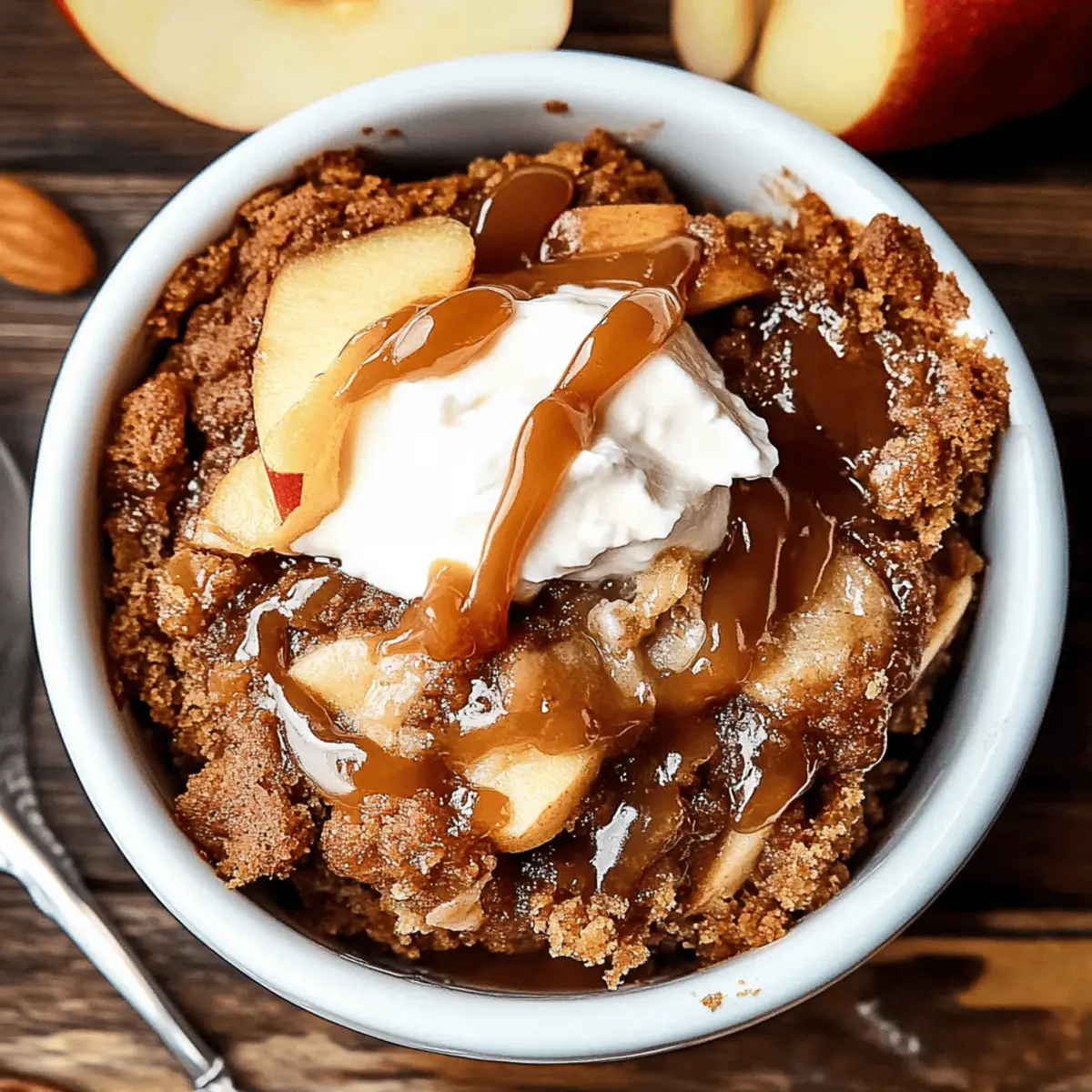 Easy Crockpot Caramel Apple Dump Cake for Delicious Fall Desserts