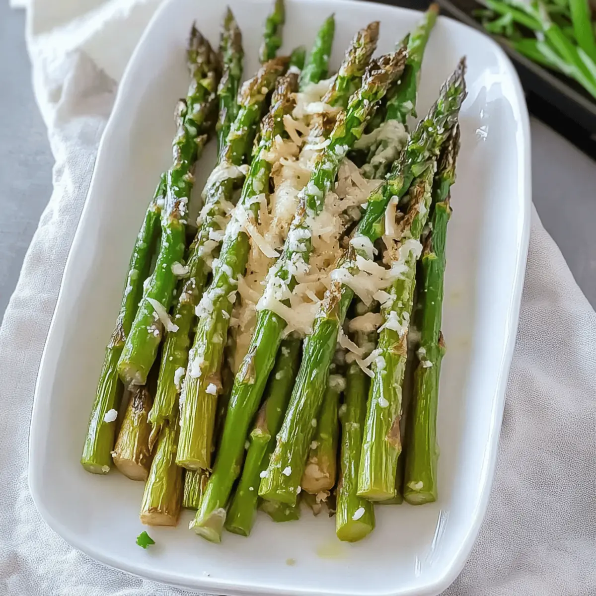 The Easiest Oven Roasted Parmesan Asparagus Recipe in 20 Minutes