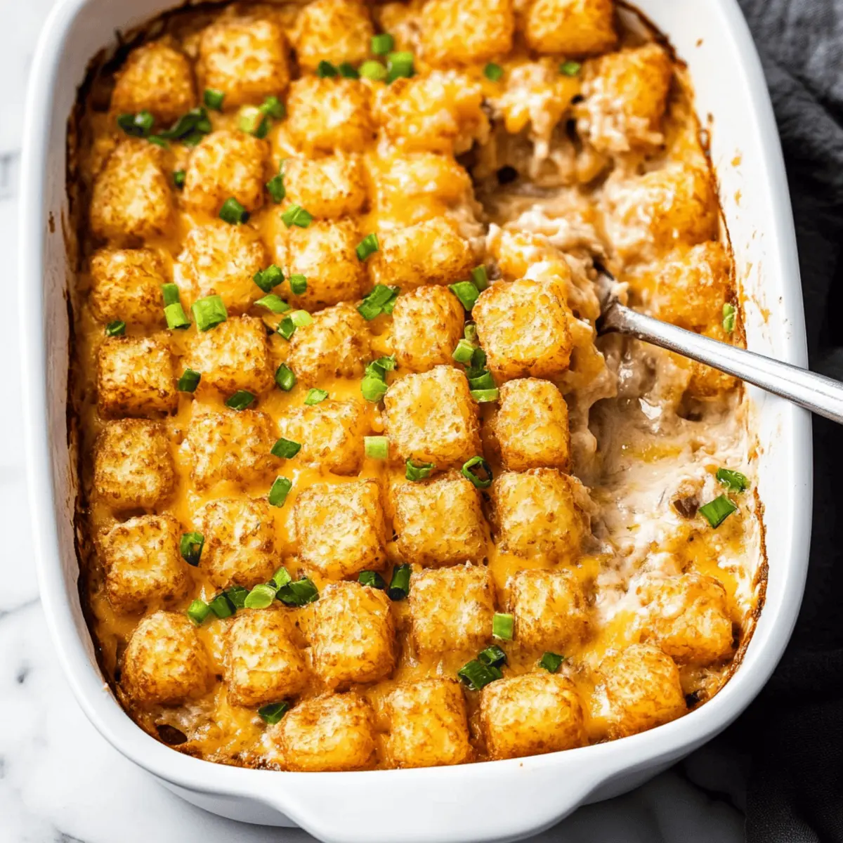 Simple and Delicious Tater Tot Casserole Recipe for Family Dinner