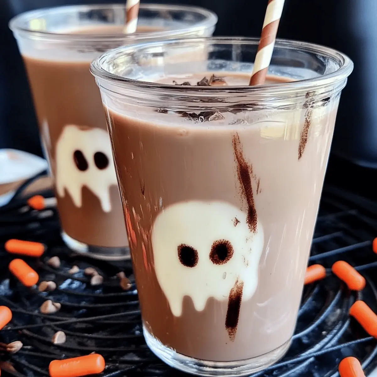 Spooktacular Ghost Chocolate Milk Recipe for Halloween Fun