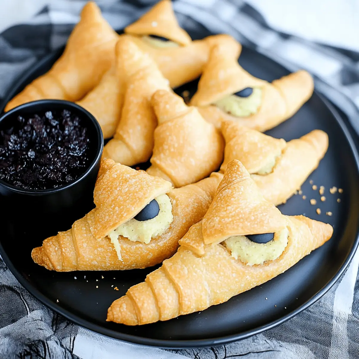 Delicious Witch Hat Crescent Rolls Recipe for Halloween Parties