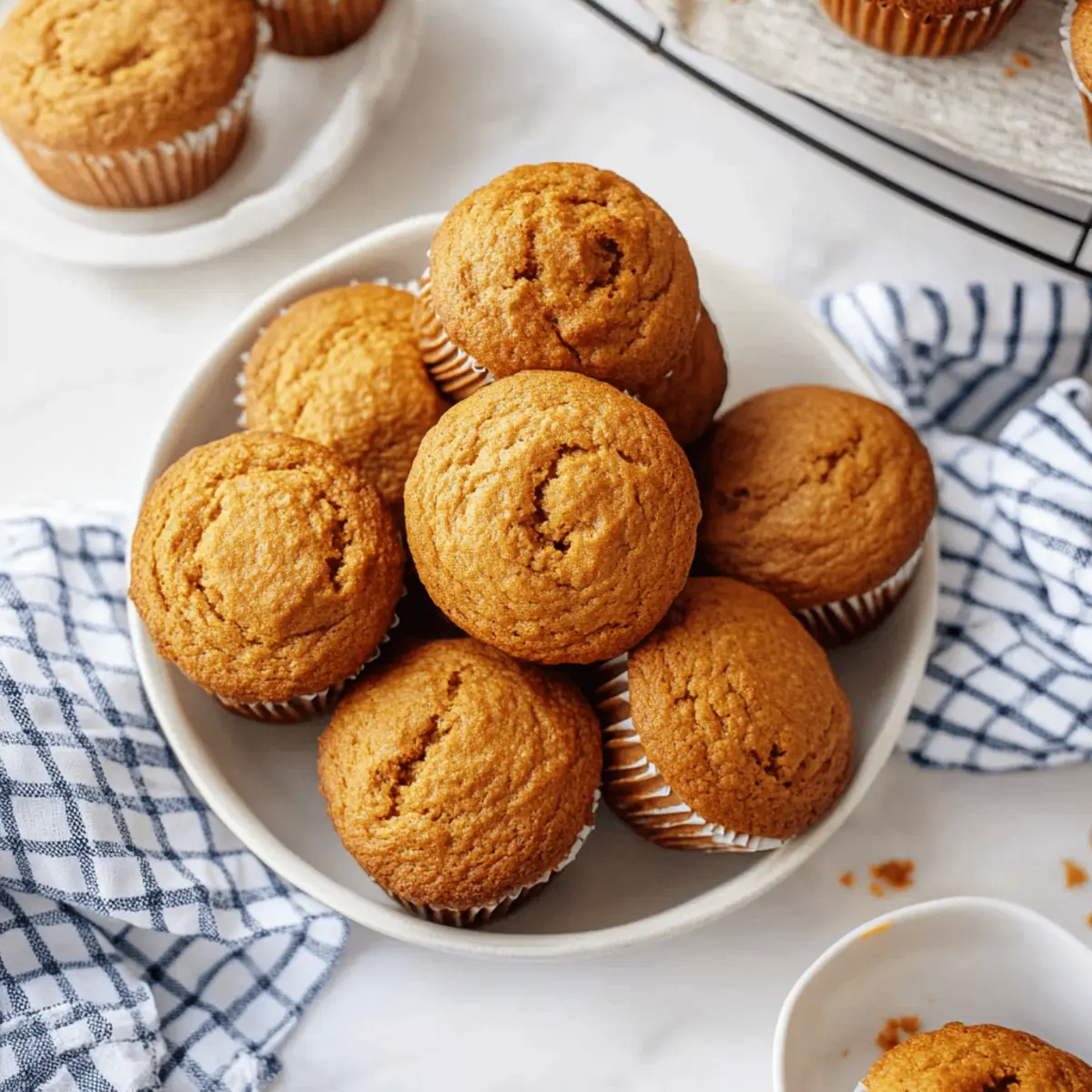 Healthy Pumpkin Muffins