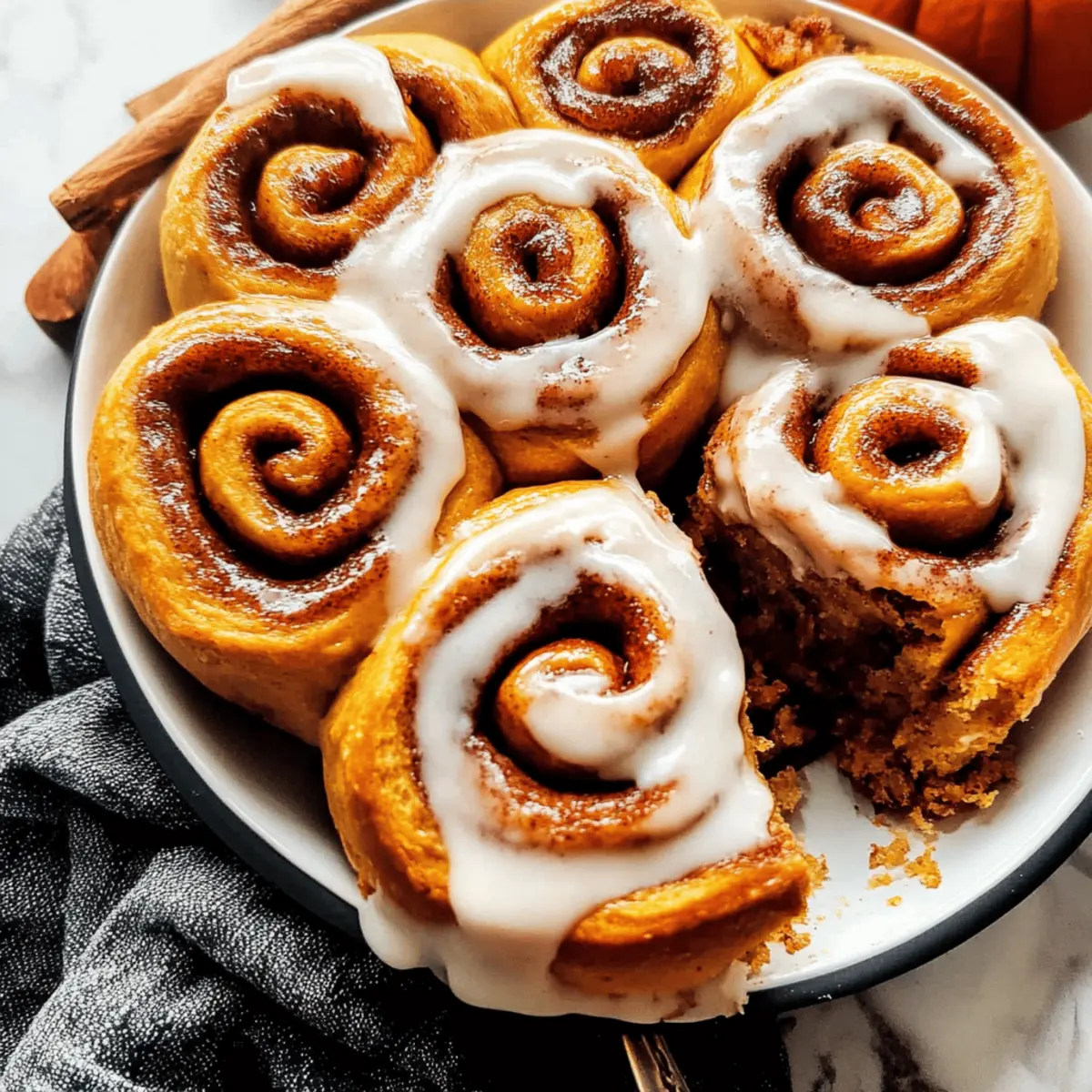 Homemade Pumpkin Chai Cinnamon Rolls for Cozy Fall Mornings
