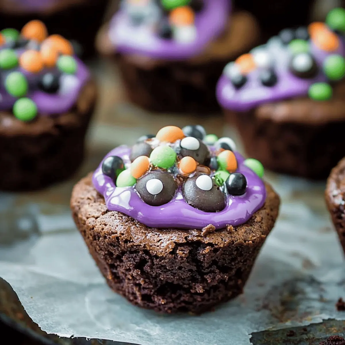 Halloween Bubbling Witch's Cauldron Brownies Recipe with Frosting
