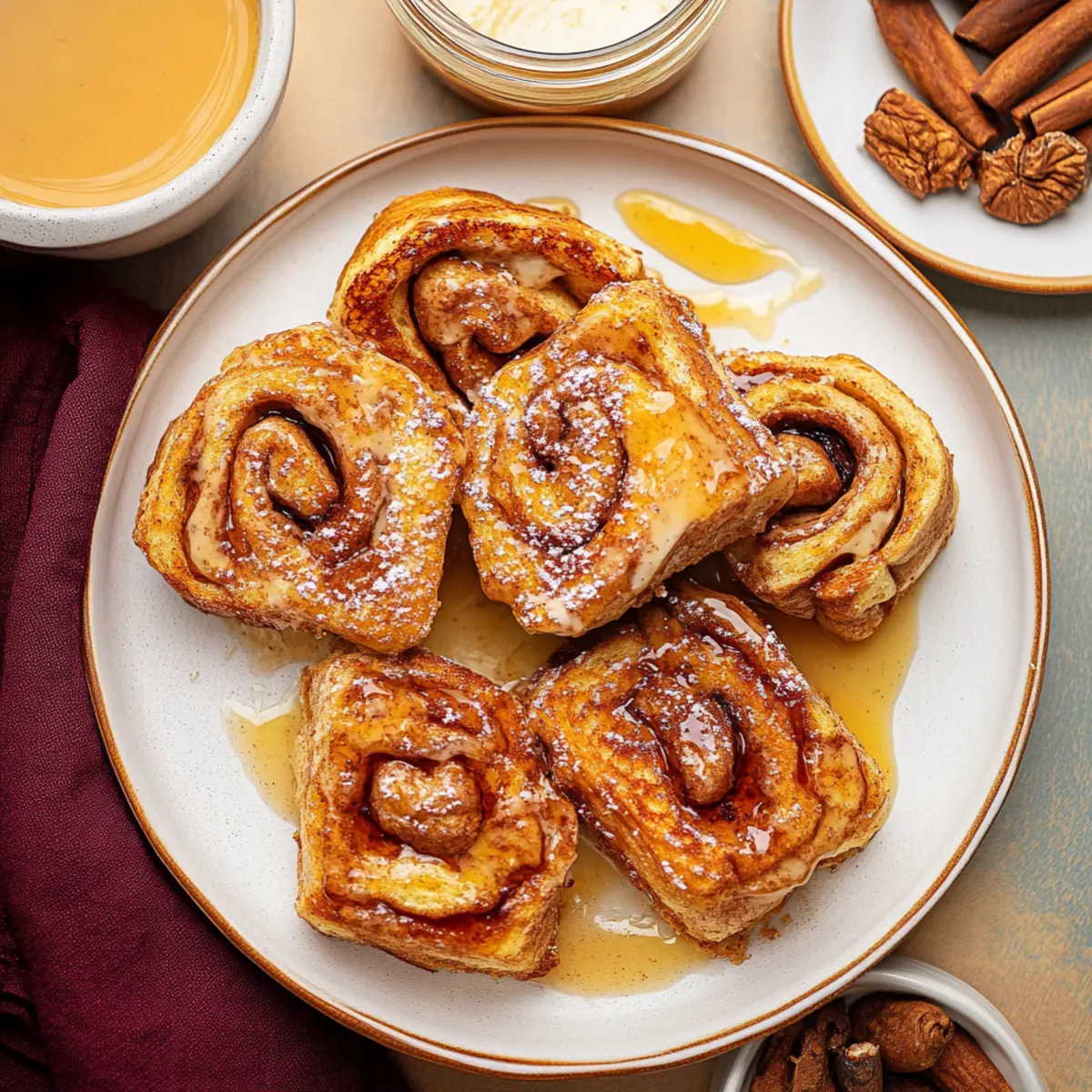 Delicious Cinnamon Roll French Toast in Just 20 Minutes