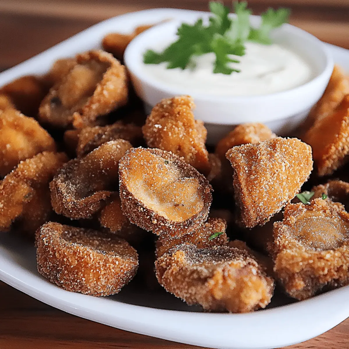 Easy Crispy Fried Mushrooms