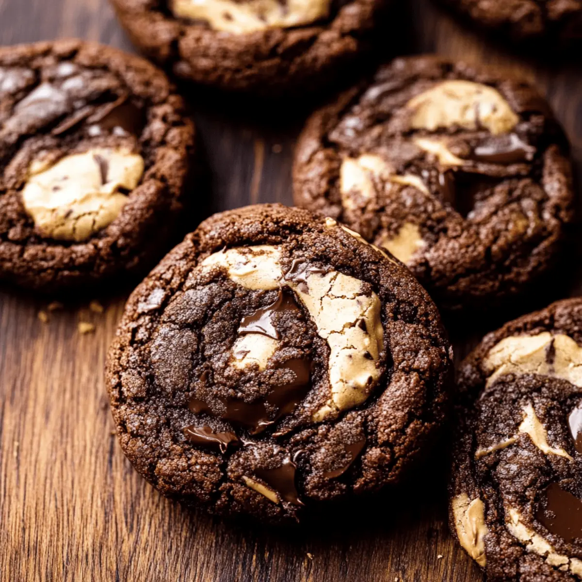 Decadent Peanut Butter Brownie Swirl Cookies Recipe You’ll Love