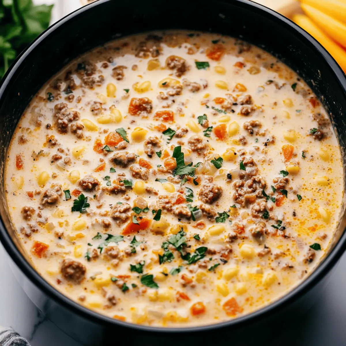 Creamy Parmesan Italian Sausage Ditalini Soup Comfort Bowl Recipe