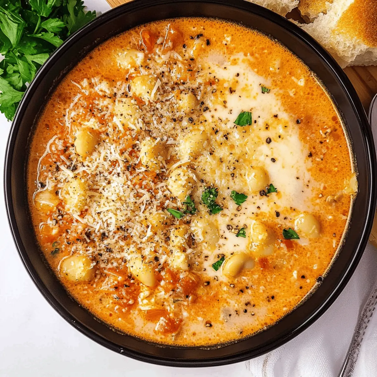 Creamy Crock Pot Chicken Parmesan Soup Recipe for Cozy Nights