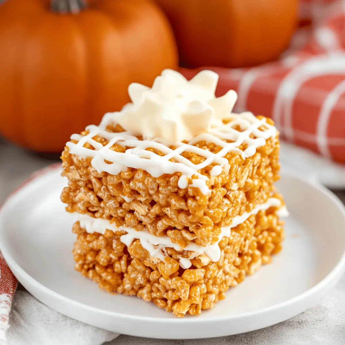 Delicious Pumpkin Pie Rice Krispies Treats Recipe for Fall Snacks