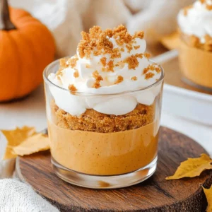 Pumpkin Pie in a Cup