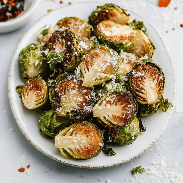 Ultimate Garlic Parmesan Roasted Brussels Sprouts Recipe