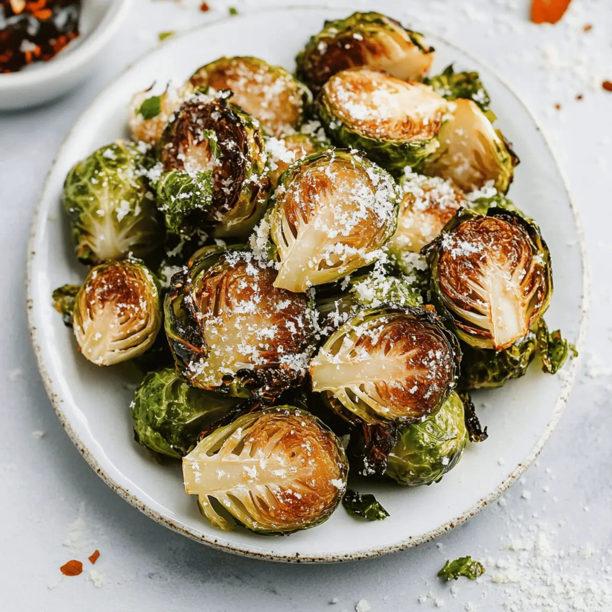 Ultimate Garlic Parmesan Roasted Brussels Sprouts Recipe