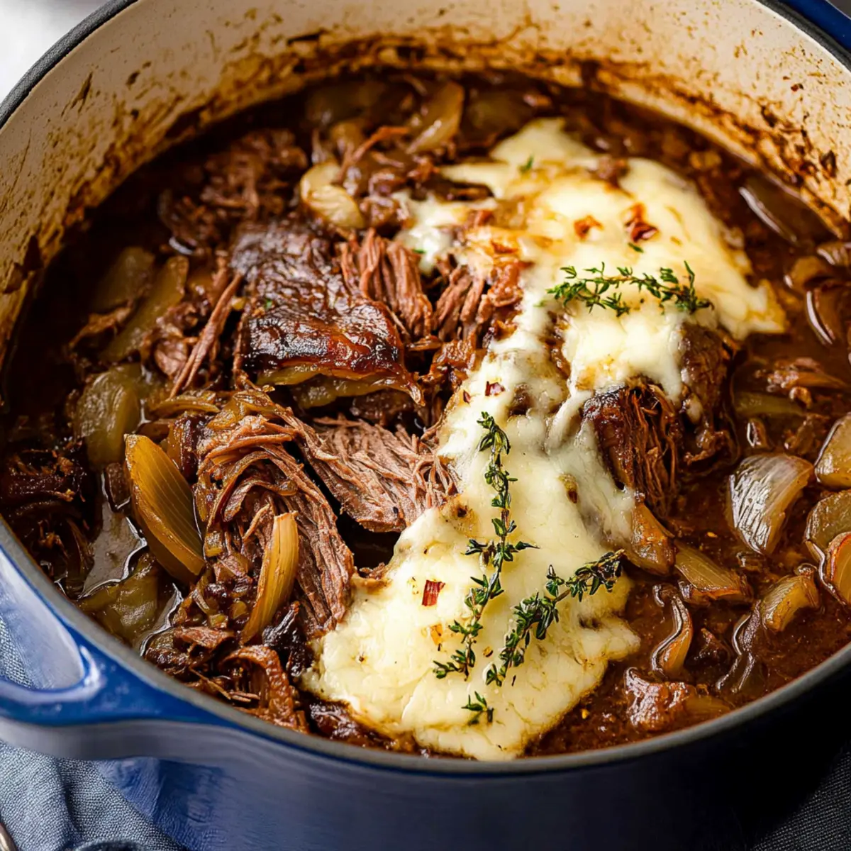 Savory French Onion Pot Roast Recipe for Comforting Meals