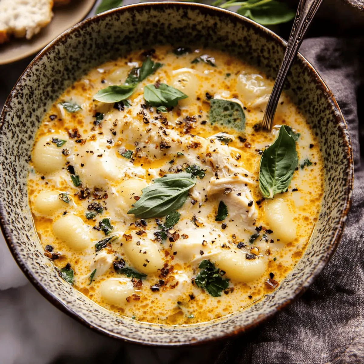 Delicious One-Pot Creamy Chicken Gnocchi Soup Recipe in 45 Minutes