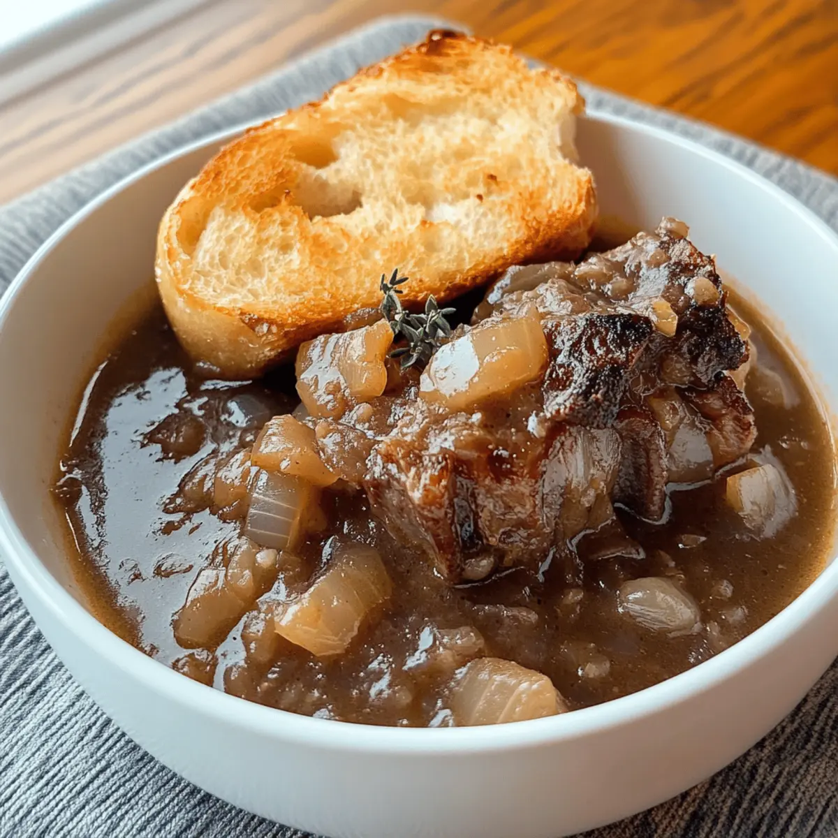French Onion Short Rib Soup